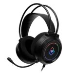 Headset Gamer Mancer Crater V2 Rainbow Drivers 50mm Preto - MCR-CRT-RGB02