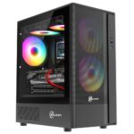 Gabinete Gamer Kalkan Avalon Pro V2 S/Fan Micro ATX USB 3.0 Preto - KLK00074
