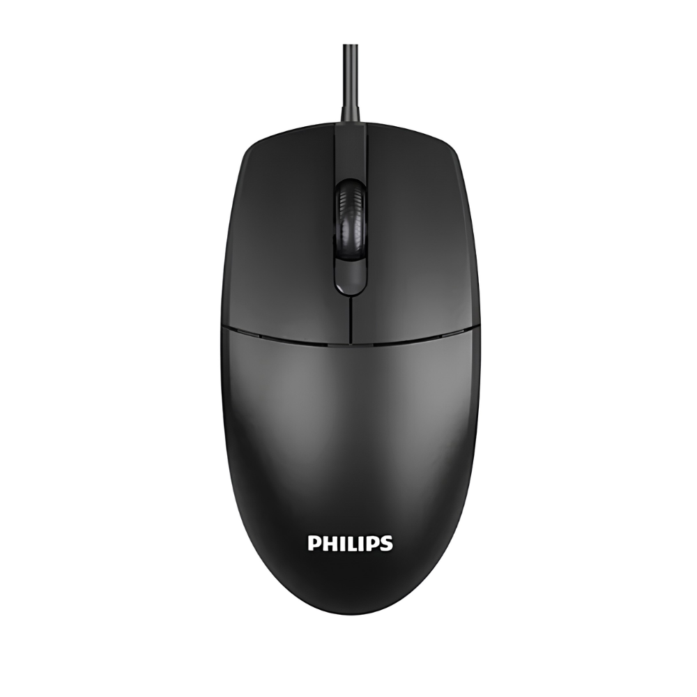 cf961809d875f3f4642a7cb03b291fcc.png Mouse Philips SPK7247 C/Fio USB 1200DPI 3 Botões Sensor Óptico Preto - SPK7247 - Imagem 1