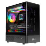Gabinete Gamer Kalkan Avalon Pro Curve S/Fan Micro ATX Painel Frontal Curvo USB 3.0 Preto - KLK00076
