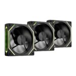 Kit 3 Fans Pichau Ventus NX ARGB 120mm Preto - PCH-VTNX3-BK01