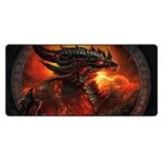 Mousepad Gamer Exbom Dragão De Fogo Speed Extra Grande 70x35x3cm - MP-7035C01