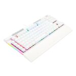 Teclado Optico Gamer Redragon Magic-Wand Pro RGB Branco Switch Azul ABNT2 - Imagem 5