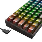 Teclado Mecânico Redragon Fizz RGB Clear Black 60% Switch Crystal - K617CTB-RGB - Imagem 7