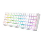 Teclado Mecânico Redragon Pollux RGB Switch Blue USB Branco - K628-RGB-W - Imagem 3