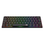Teclado Mecânico Gamer Redragon Anivia Pro RGB 60% Switch Marrom Low Profile Preto - K614RGB-PRO - Imagem 3