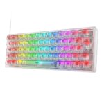 Teclado Gamer Redragon Fizz Crystal RGB Switch Crystal Linear - K617CT - Imagem 3