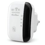 Repetidor WiFi Sem Fio 2.4GHz Bivolt RJ45 Branco e Preto - MM-KZQ